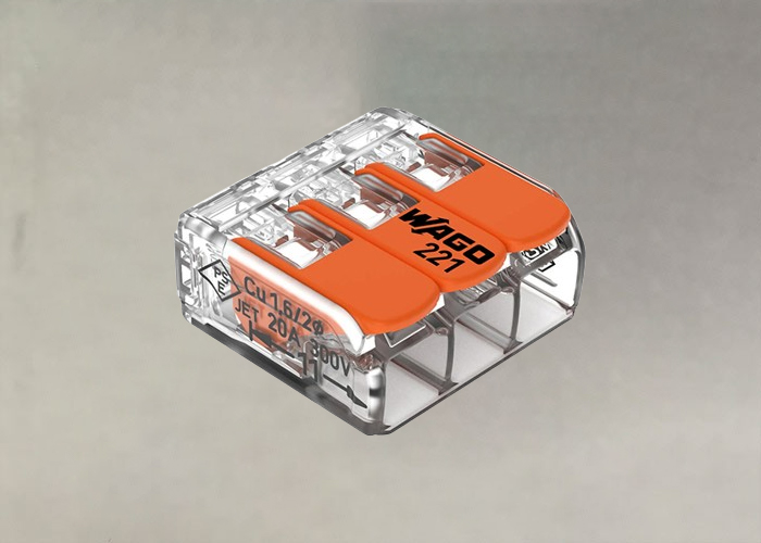 型號 221-413（帶有操作桿的導線連接器）